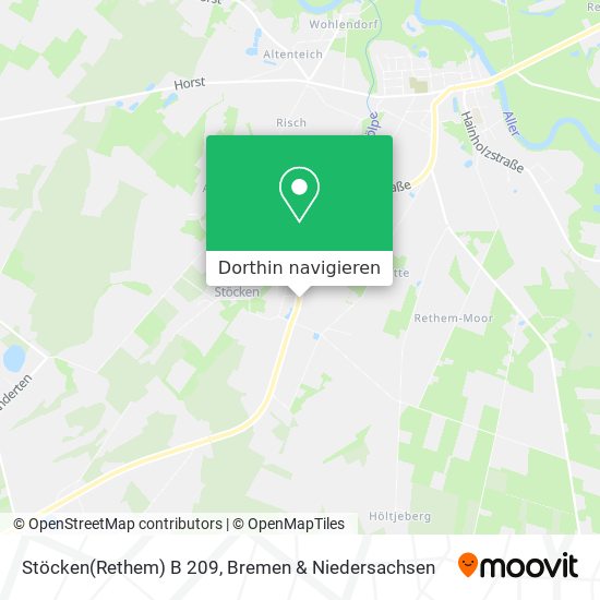 Stöcken(Rethem) B 209 Karte
