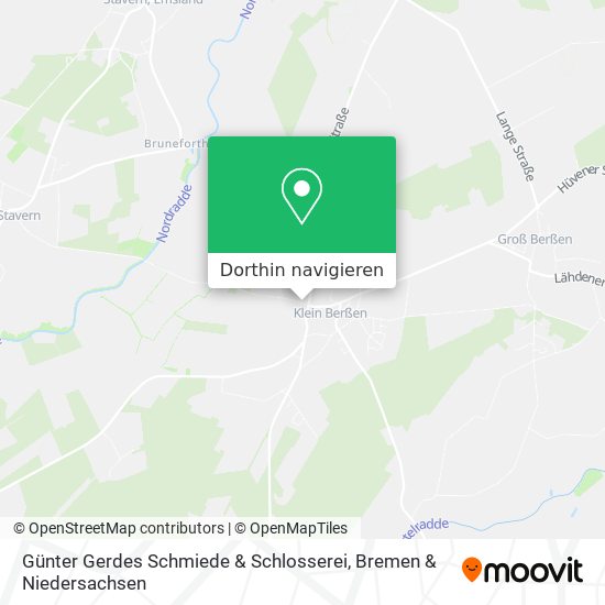 Günter Gerdes Schmiede & Schlosserei Karte