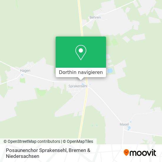 Posaunenchor Sprakensehl Karte