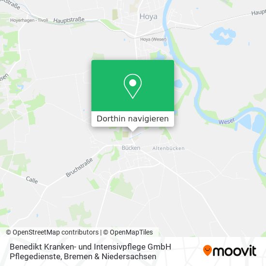 Benedikt Kranken- und Intensivpflege GmbH Pflegedienste Karte