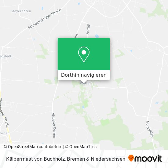 Kälbermast von Buchholz Karte