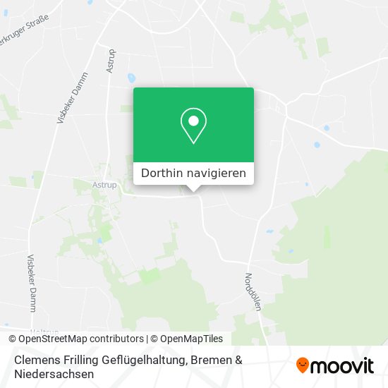 Clemens Frilling Geflügelhaltung Karte