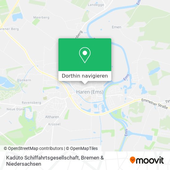 Kadüto Schiffahrtsgesellschaft Karte