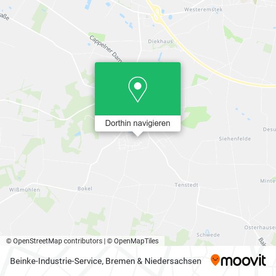 Beinke-Industrie-Service Karte