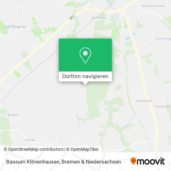 Bassum Klövenhausen Karte