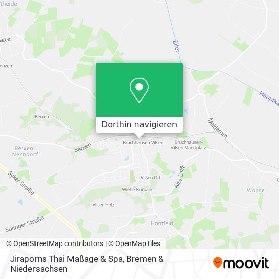 Jiraporns Thai Maßage & Spa Karte