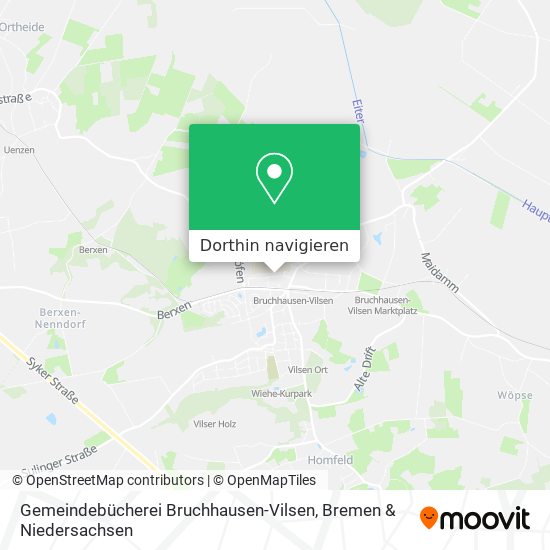 Gemeindebücherei Bruchhausen-Vilsen Karte