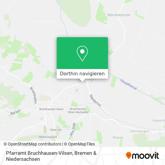 Pfarramt Bruchhausen-Vilsen Karte