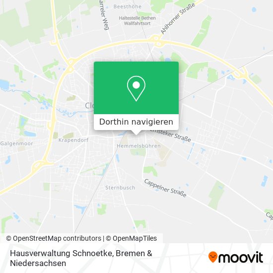 Hausverwaltung Schnoetke Karte