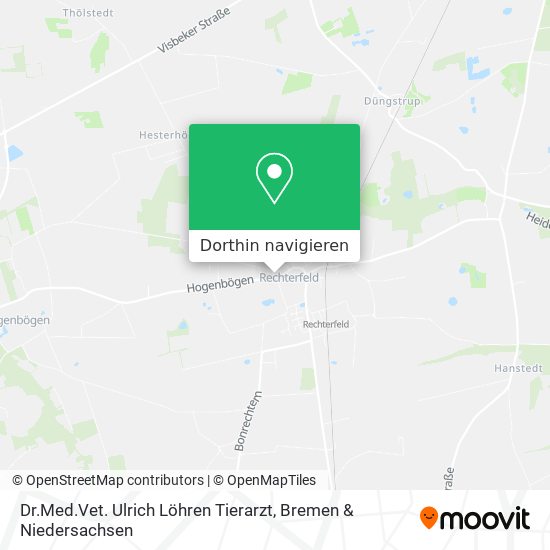 Dr.Med.Vet. Ulrich Löhren Tierarzt Karte