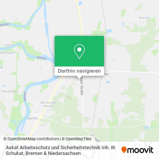 Askat Arbeitsschutz und Sicherheitstechnik Inh. W. Schukat Karte