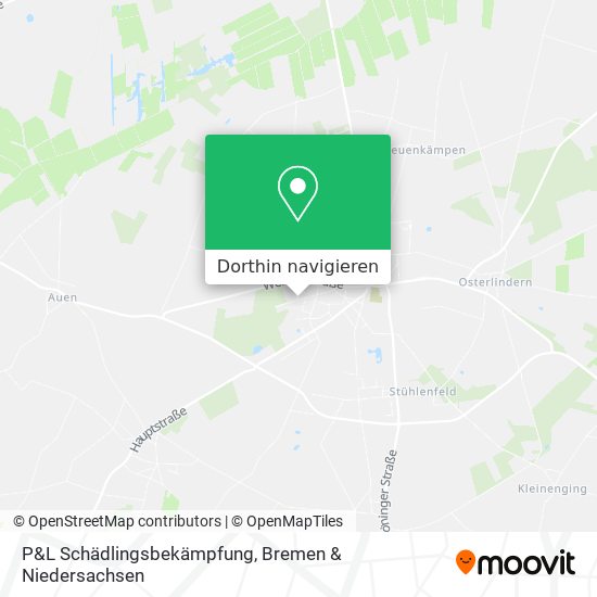 P&L Schädlingsbekämpfung Karte