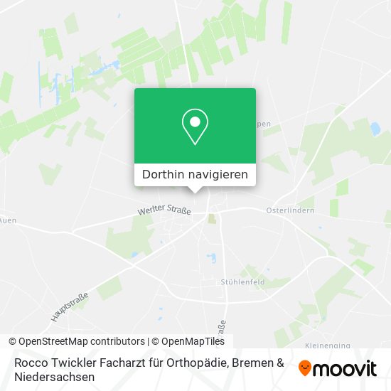Rocco Twickler Facharzt für Orthopädie Karte