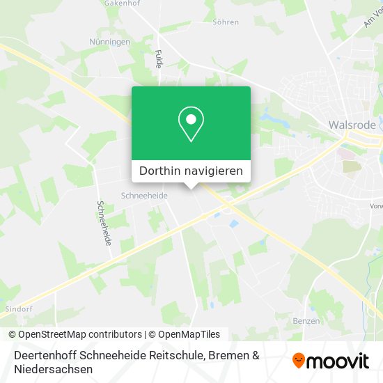 Deertenhoff Schneeheide Reitschule Karte