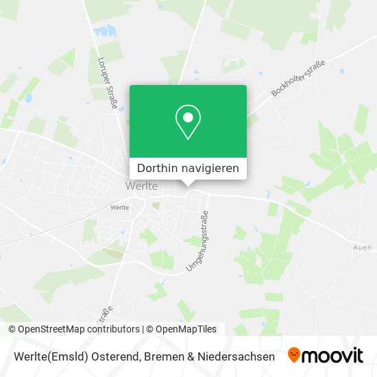 Werlte(Emsld) Osterend Karte