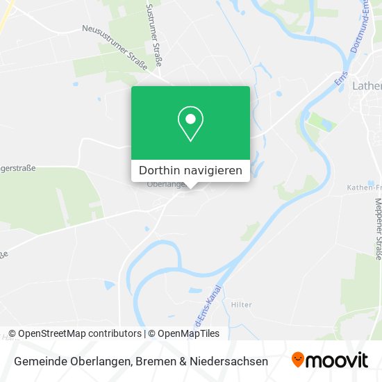Gemeinde Oberlangen Karte