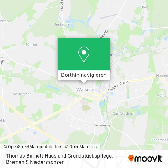 Thomas Barnett Haus und Grundstückspflege Karte