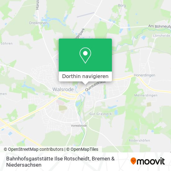 Bahnhofsgaststätte Ilse Rotscheidt Karte