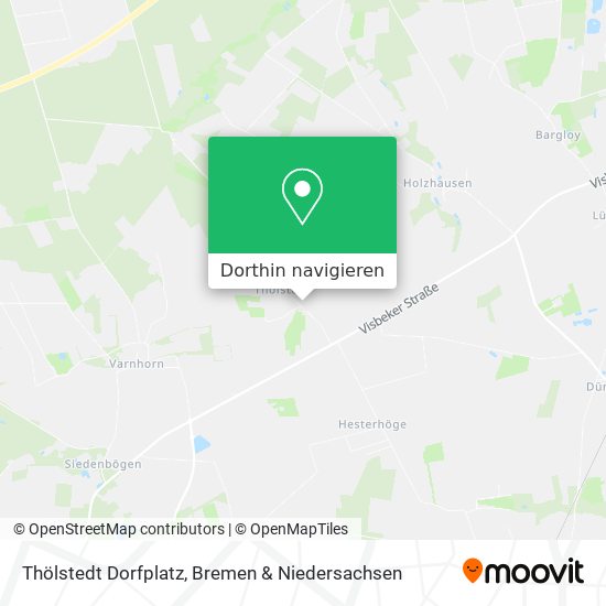 Thölstedt Dorfplatz Karte