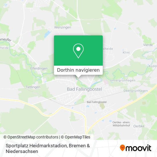 Sportplatz Heidmarkstadion Karte