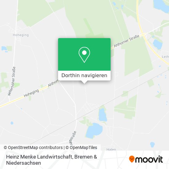 Heinz Menke Landwirtschaft Karte