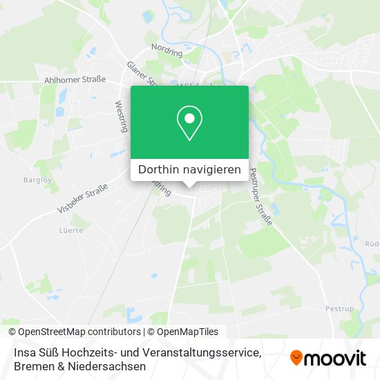 Insa Süß Hochzeits- und Veranstaltungsservice Karte