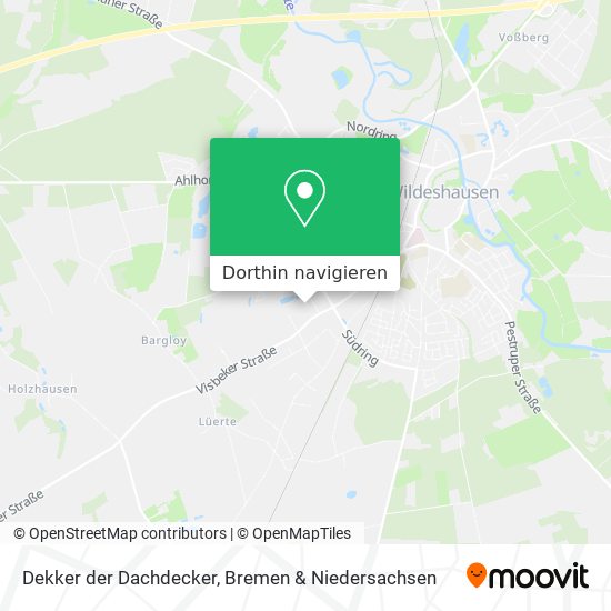 Dekker der Dachdecker Karte