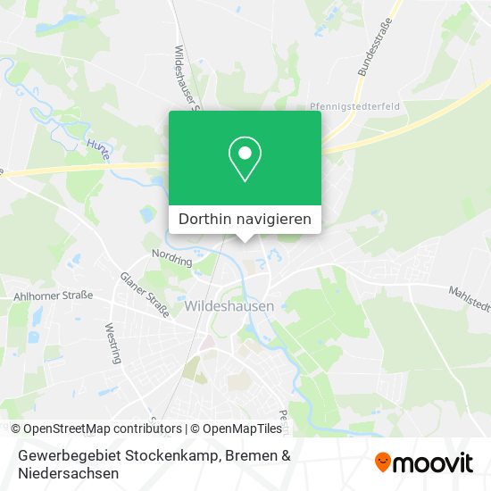 Gewerbegebiet Stockenkamp Karte