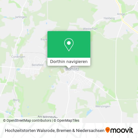 Hochzeitstorten Walsrode Karte
