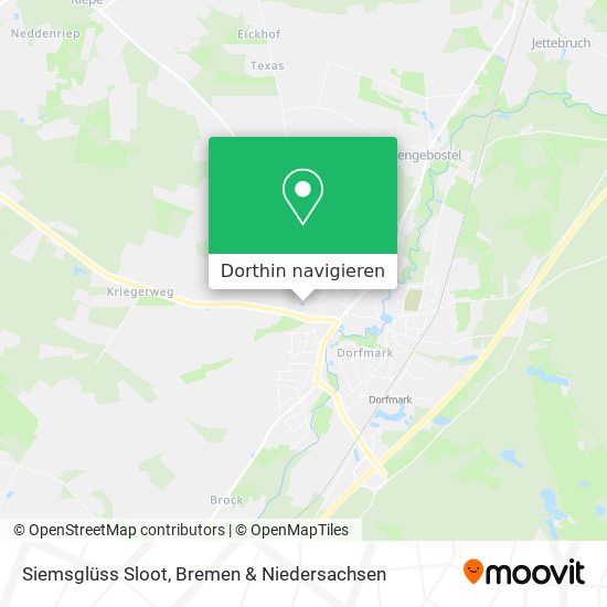 Siemsglüss Sloot Karte