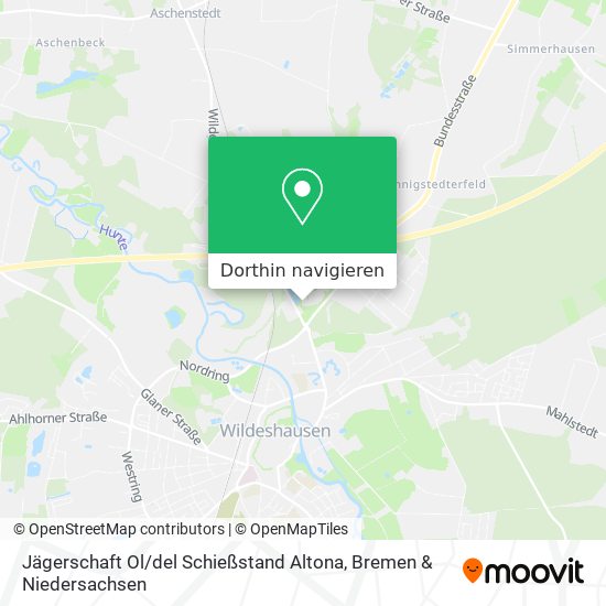 Jägerschaft Ol / del Schießstand Altona Karte