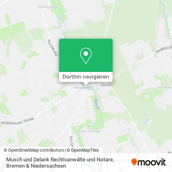 Musch und Delank Rechtsanwälte und Notare Karte