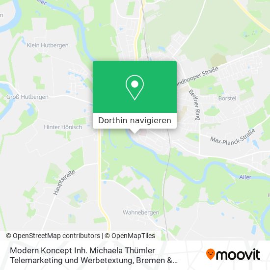 Modern Koncept Inh. Michaela Thümler Telemarketing und Werbetextung Karte