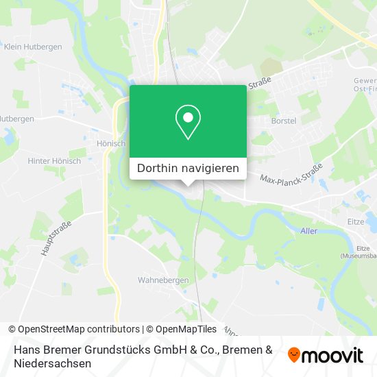 Hans Bremer Grundstücks GmbH & Co. Karte