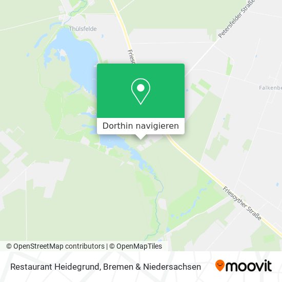 Restaurant Heidegrund Karte
