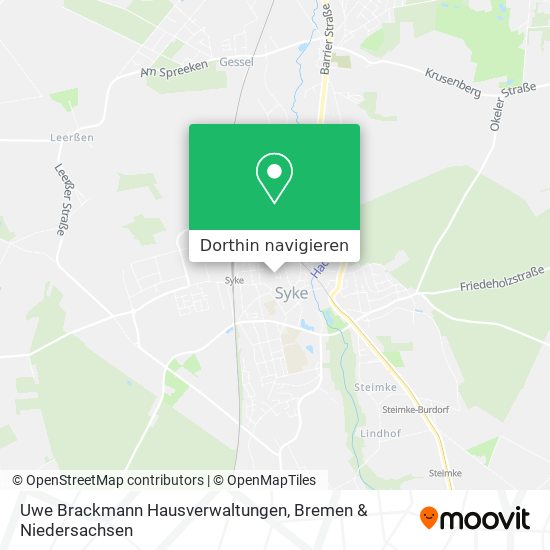 Uwe Brackmann Hausverwaltungen Karte