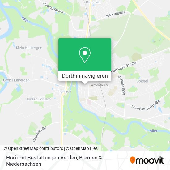 Horizont Bestattungen Verden Karte