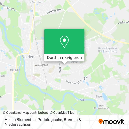 Hellen Blumenthal Podologische Karte