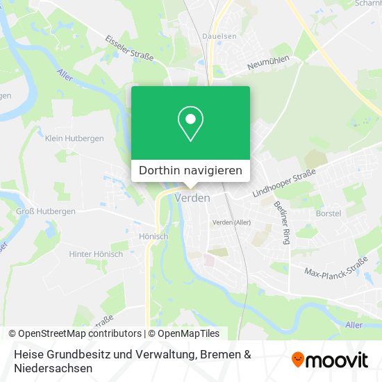 Heise Grundbesitz und Verwaltung Karte