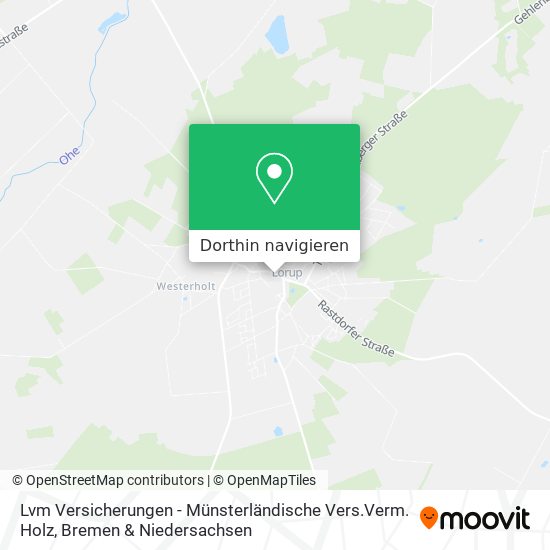 Lvm Versicherungen - Münsterländische Vers.Verm. Holz Karte