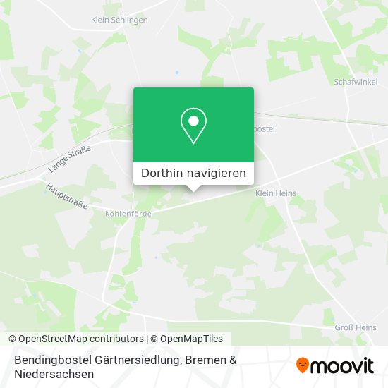 Bendingbostel Gärtnersiedlung Karte