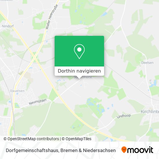 Dorfgemeinschaftshaus Karte
