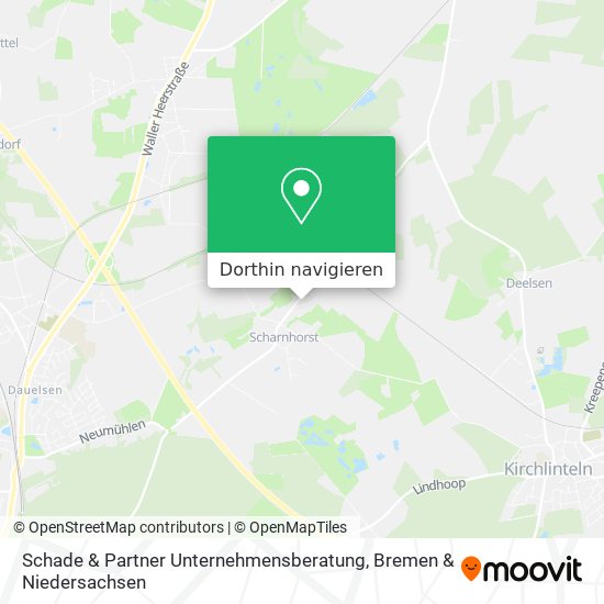 Schade & Partner Unternehmensberatung Karte