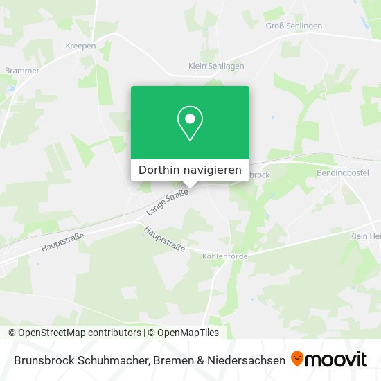 Brunsbrock Schuhmacher Karte