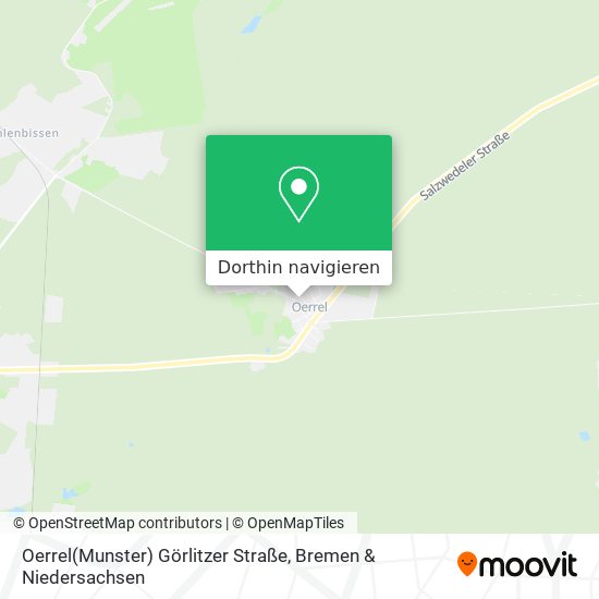 Oerrel(Munster) Görlitzer Straße Karte