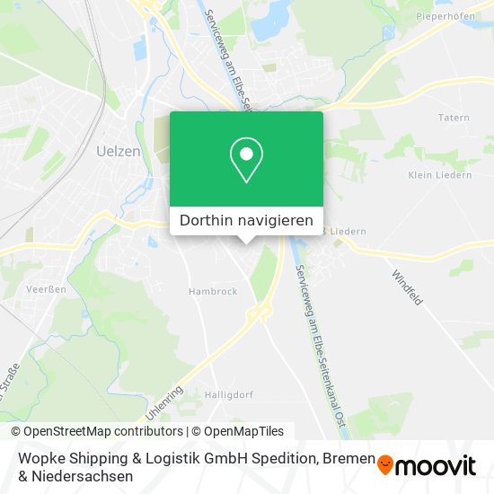Wopke Shipping & Logistik GmbH Spedition Karte