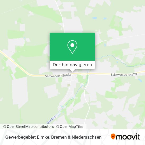 Gewerbegebiet Eimke Karte