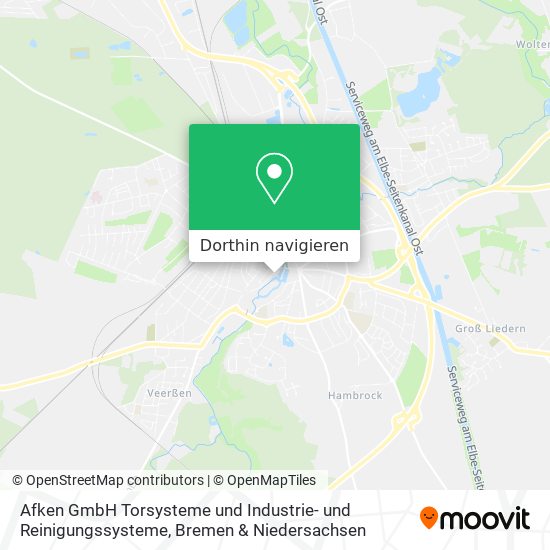 Afken GmbH Torsysteme und Industrie- und Reinigungssysteme Karte