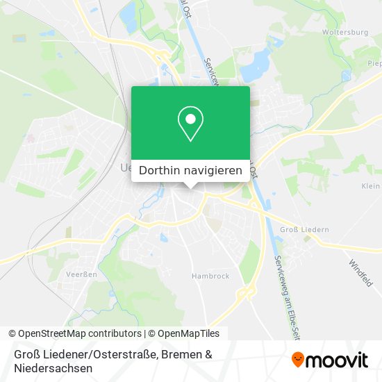 Groß Liedener/Osterstraße Karte