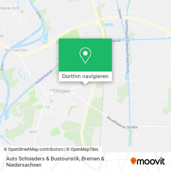 Auto Schnieders & Bustouristik Karte